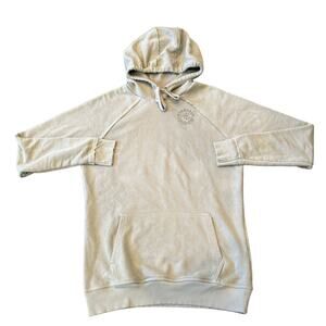 Gymshark Men's Slim Fit Legacy Hoodie Ecru Brown Size M